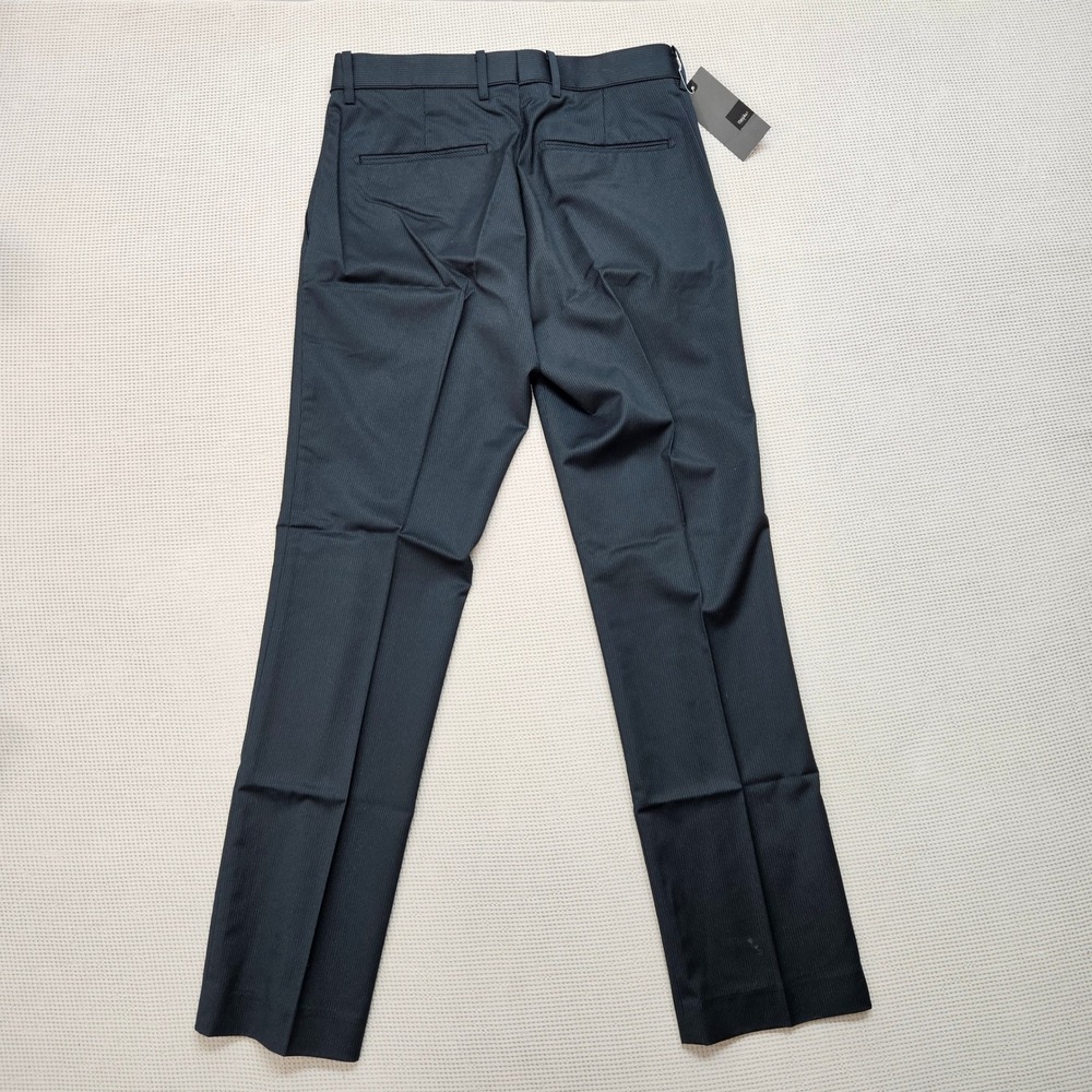Mossimo Mens Slim Fit Pinstripe Dress Pants Black Grey 29x30 NWT MB14_01A02-0098 - Picture 3 of 11